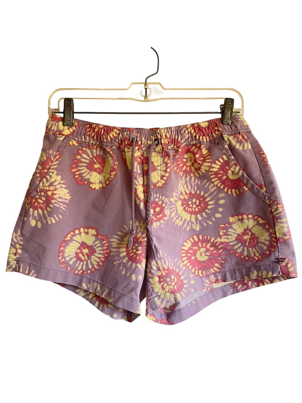 Toad&Co Sunburst Boundless Lavender Organic Cotton Shorts 3 1/2” inseam - Picture 3 of 11